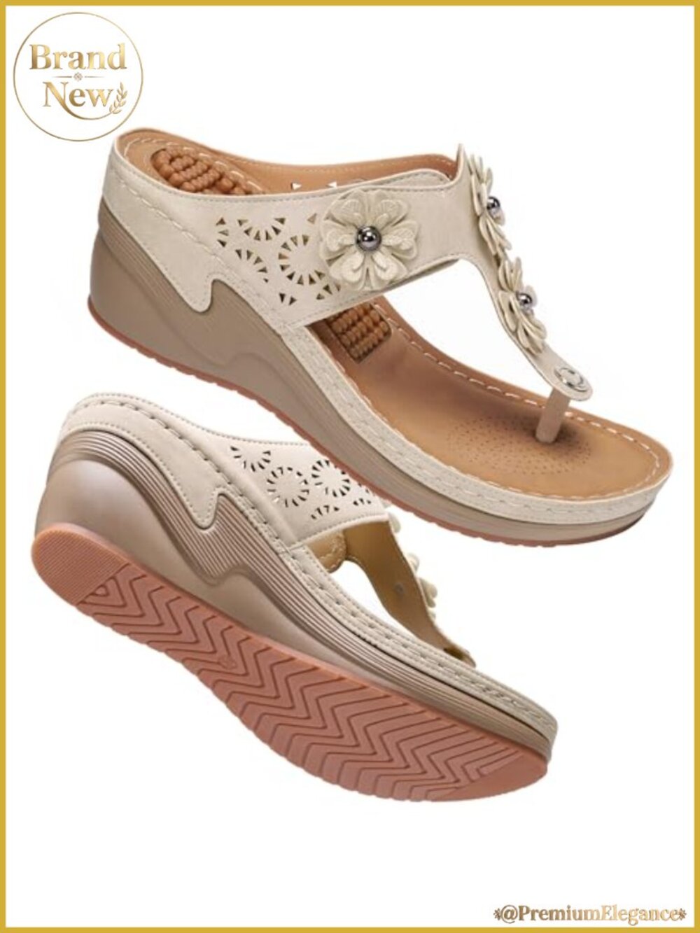 Womens Wedge Sandals Comfortable Dressy Platform Flip Flops